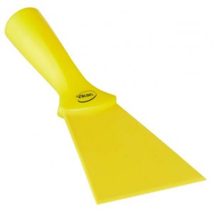 Vikan 40126 Nylon Scraper with Threaded Handle 100 mm Yellow